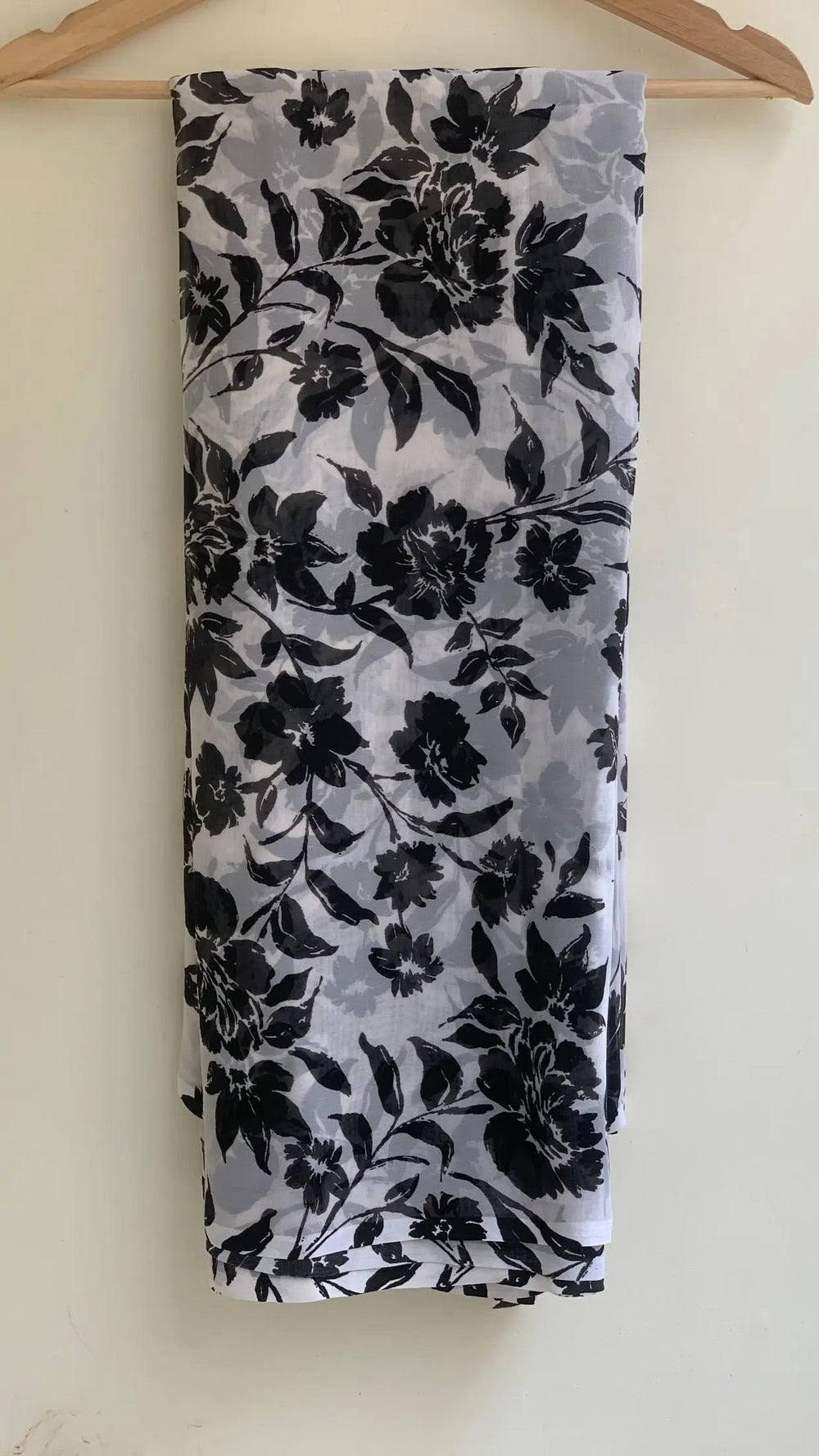 Black and White Floral