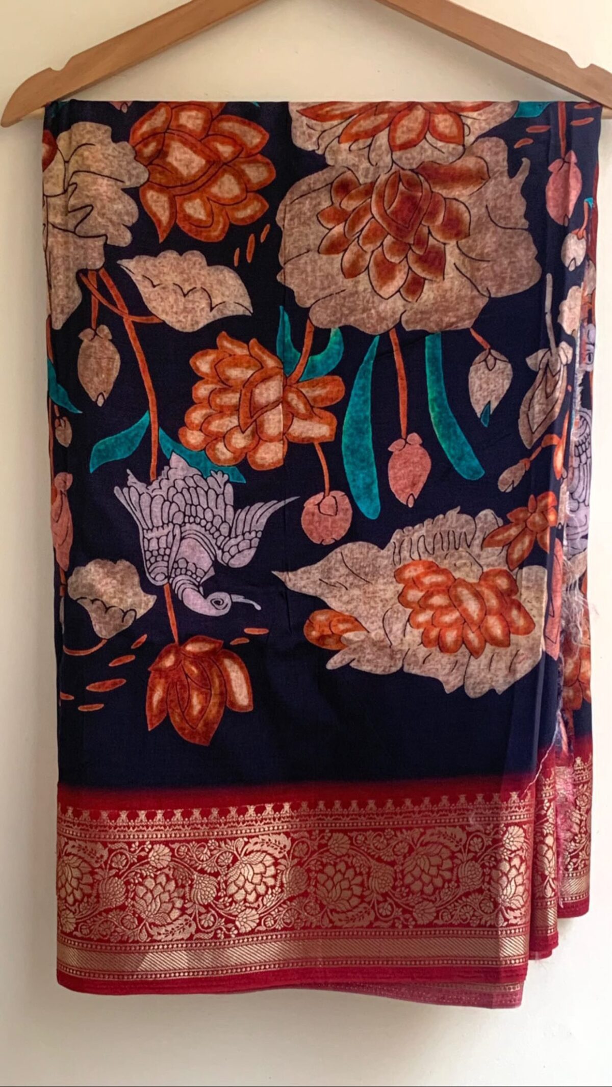 Heavy Kalamkari Saree - Image 3