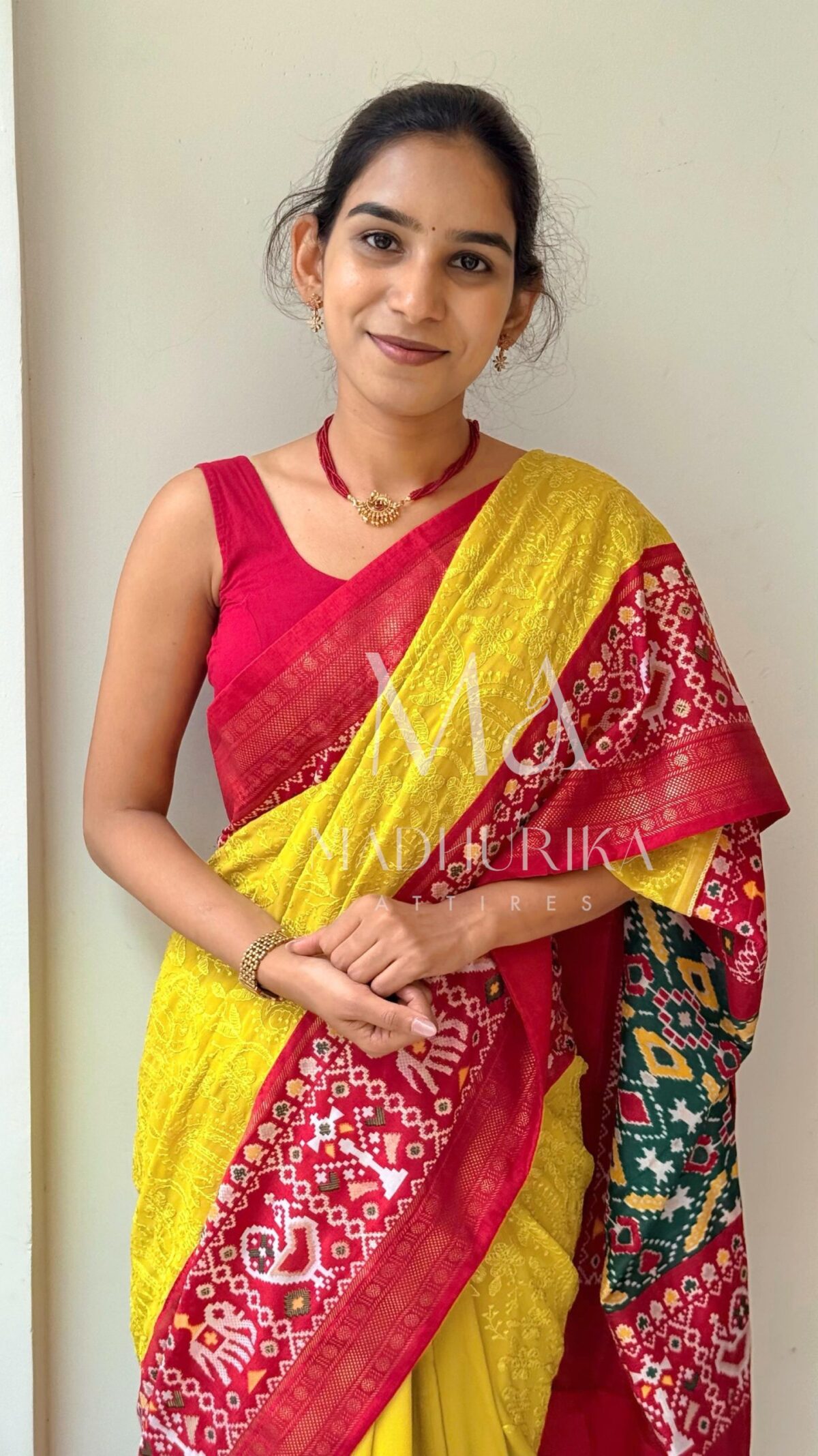 Chikankari Patola Saree