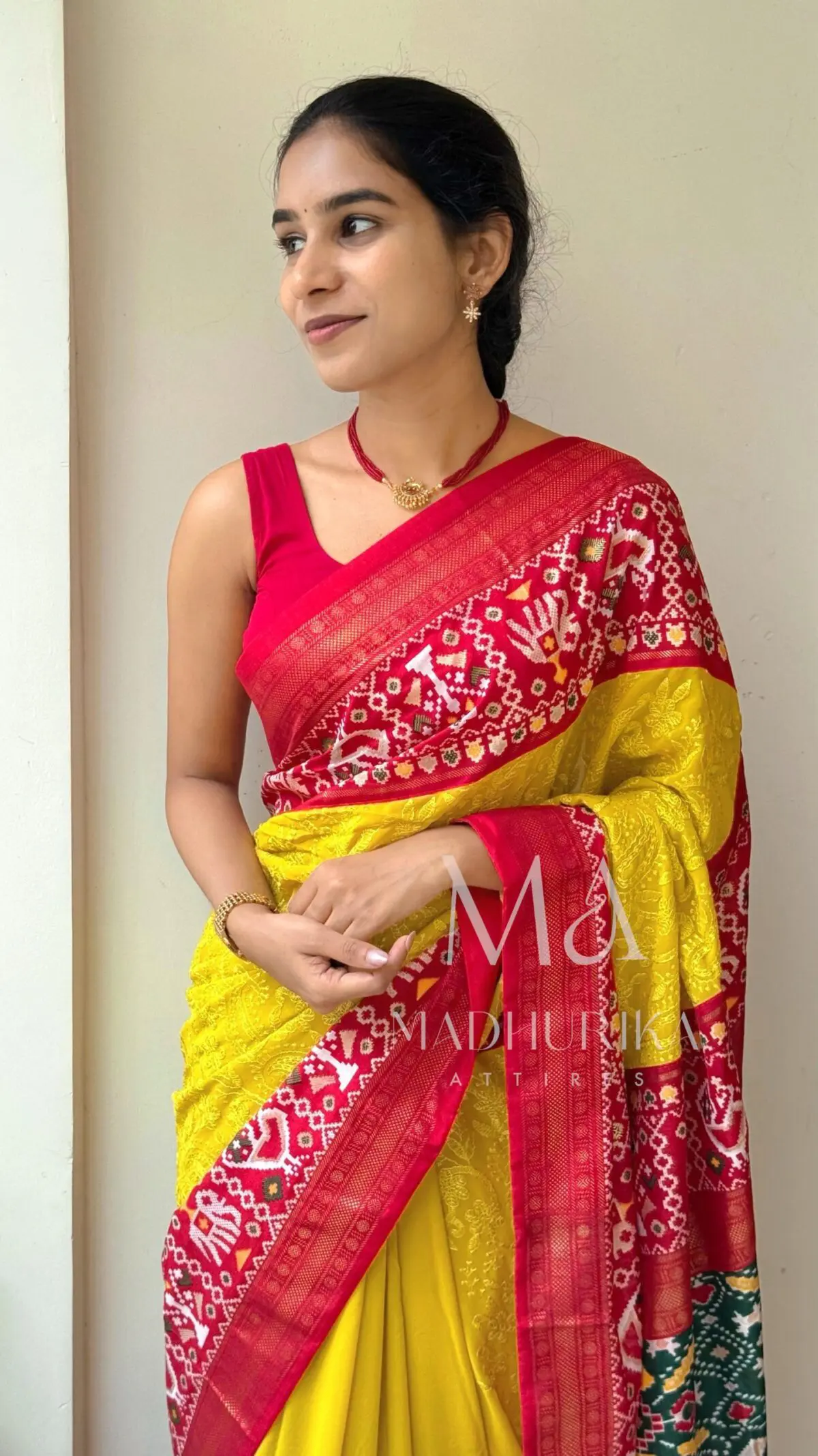 Chikankari Patola Saree - Image 2