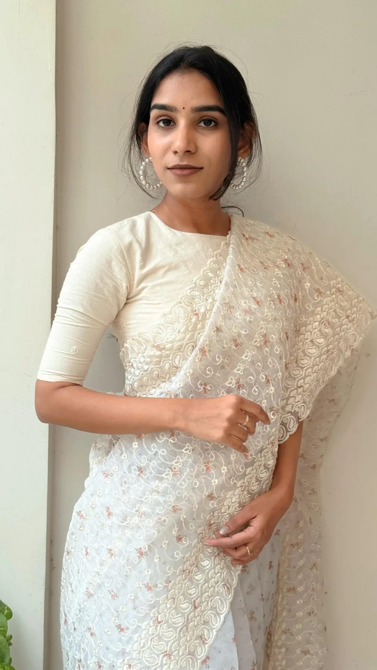 Chikankari Saree - Image 5