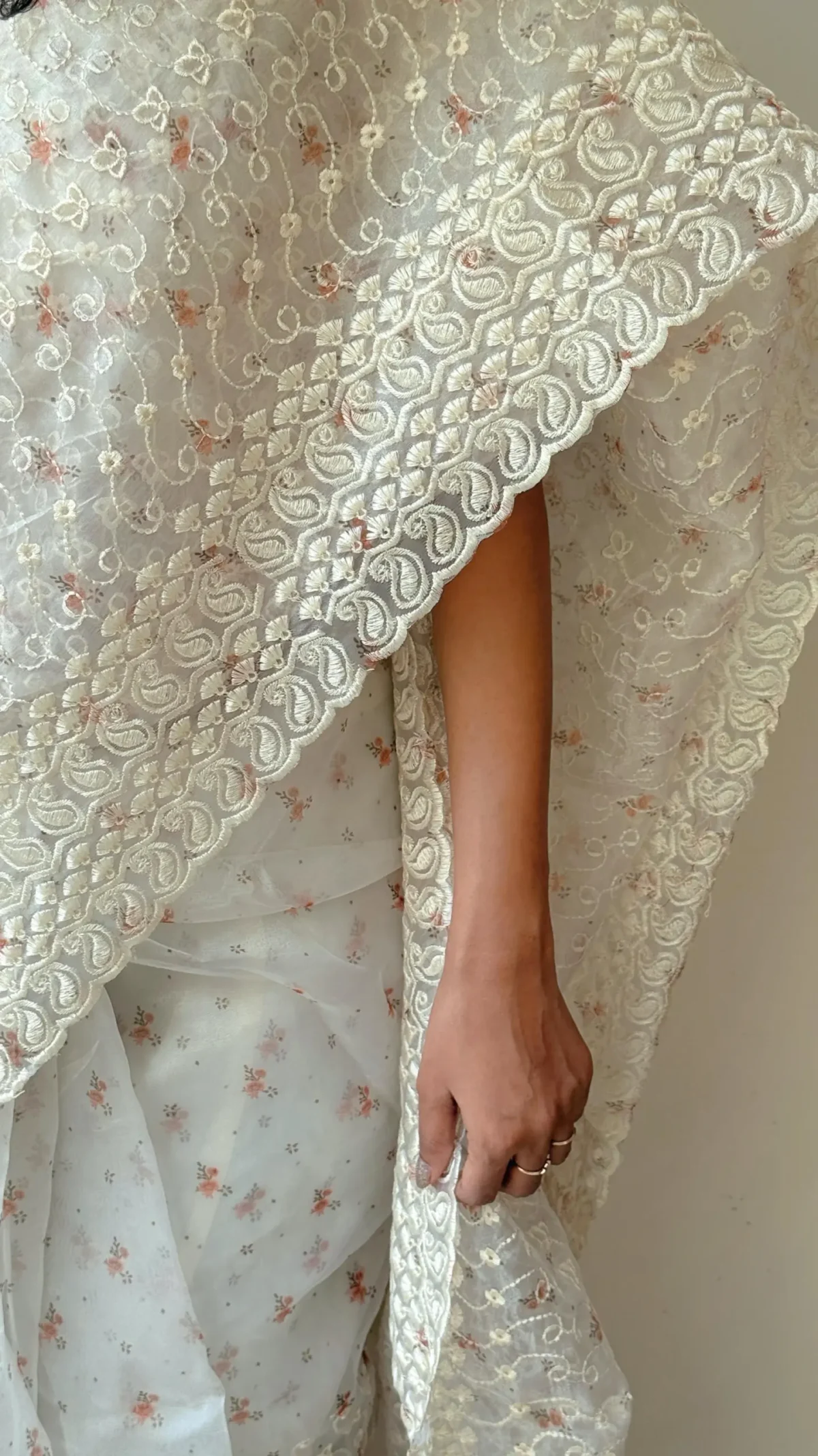 Chikankari Saree - Image 4