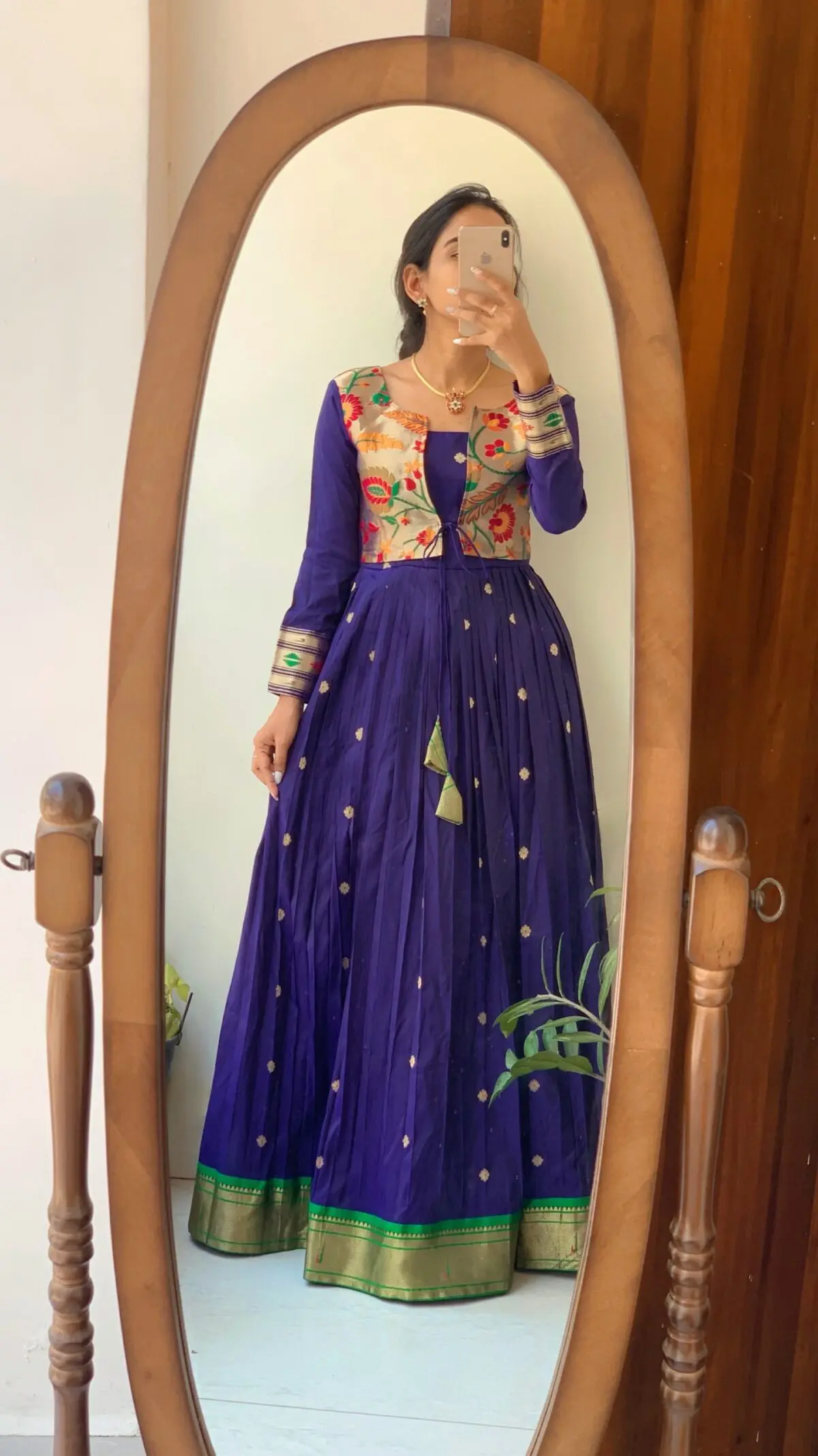 Paithani frock