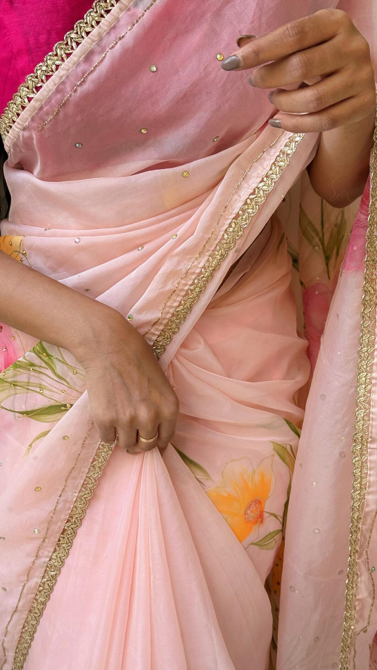 Painted Saree - Image 2