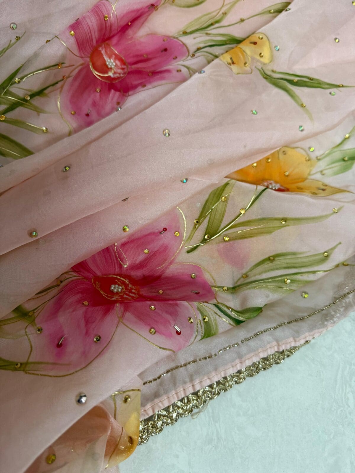 Painted Saree - Image 7