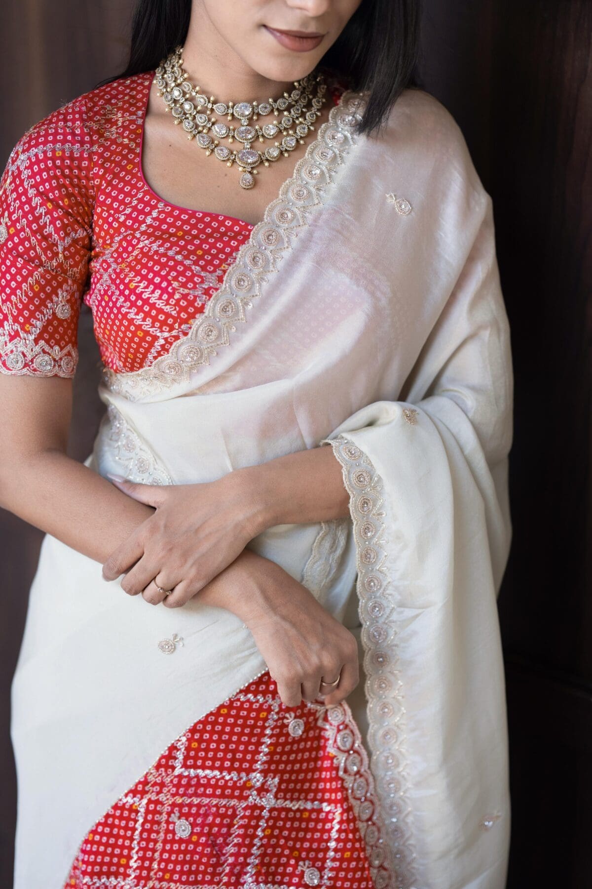 Tissue silk with handwork - Image 9