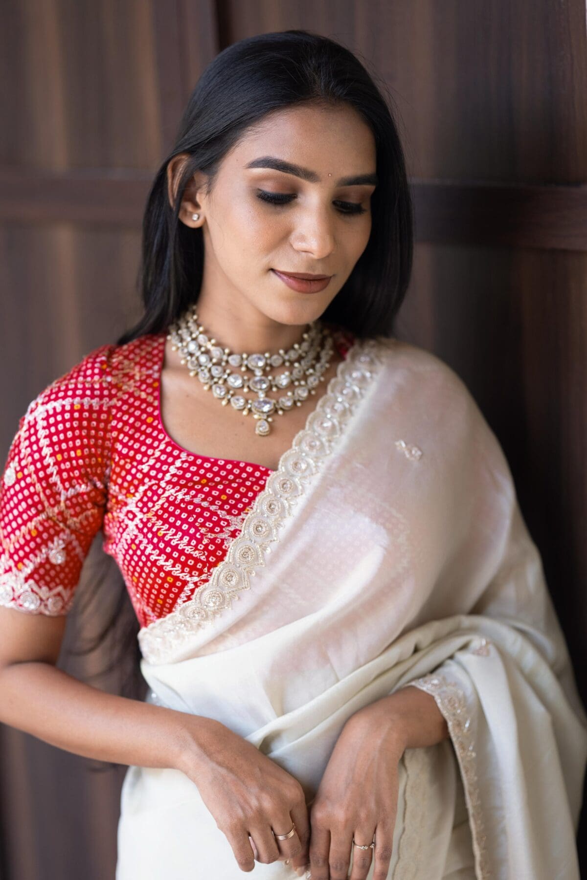 Tissue silk with handwork - Image 10